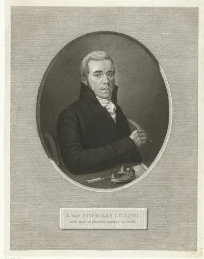 Portret van lector Abraham van Stipriaan Luiscius