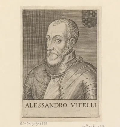 Portret van legeraanvoerder Alesssandro Vitelli