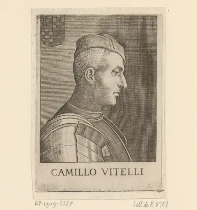 Portret van legeraanvoerder Camillo Vitelli