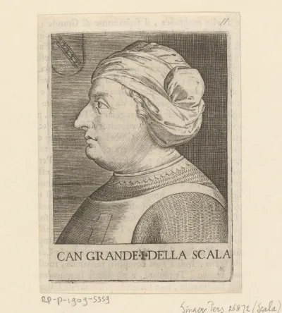 Portret van legeraanvoerder Cangrande della Scala I