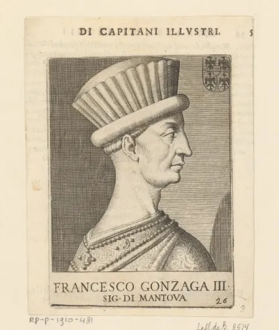 Portret van legeraanvoerder Francesco I Gonzaga, heer van Mantua