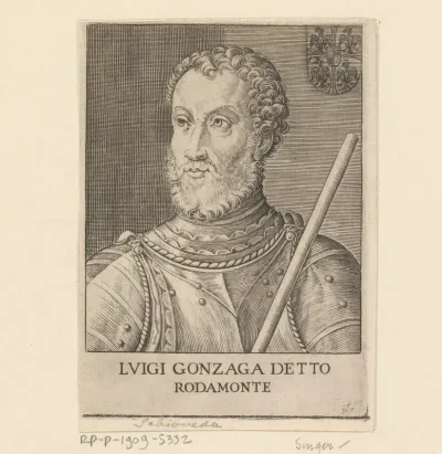 Portret van legeraanvoerder Luigi Gonzaga