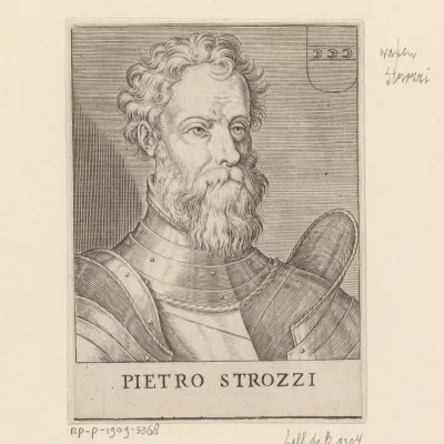 Portret van legeraanvoerder Pietro Strozzi
