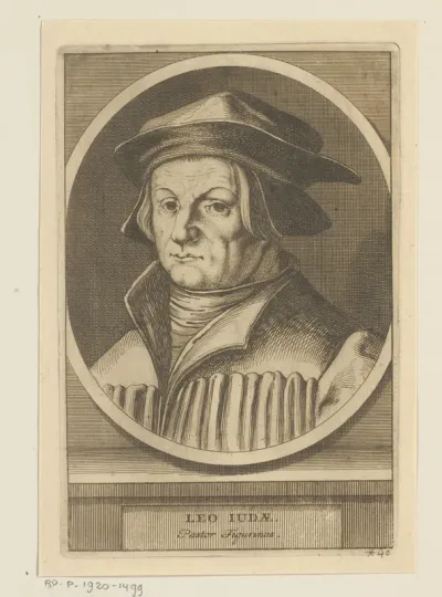 Portret van Leo Jud