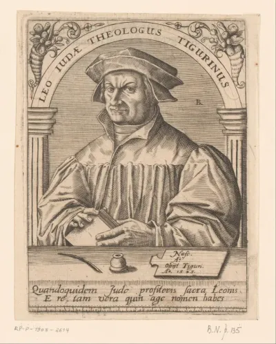 Portret van Leo Jud