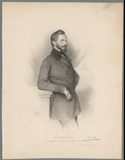 Portret van Leo von Thun und Hohenstein