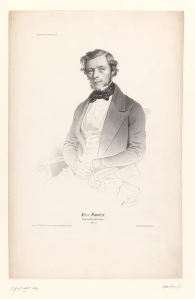Portret van Léon Faucher