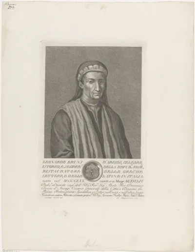 Portret van Leonardo Bruni
