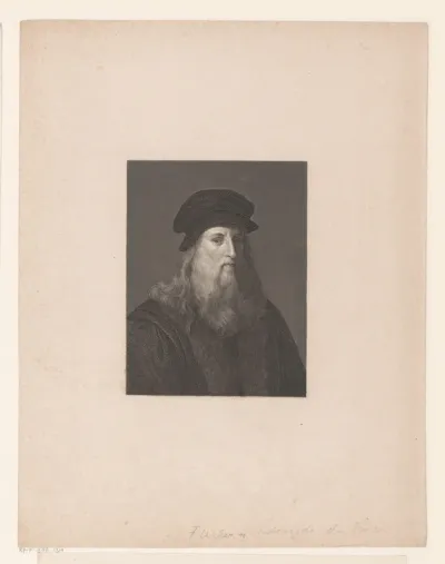 Portret van Leonardo da Vinci