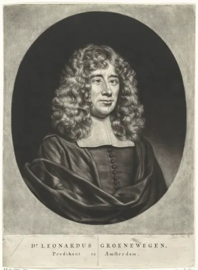Portret van Leonardus Groenewegen