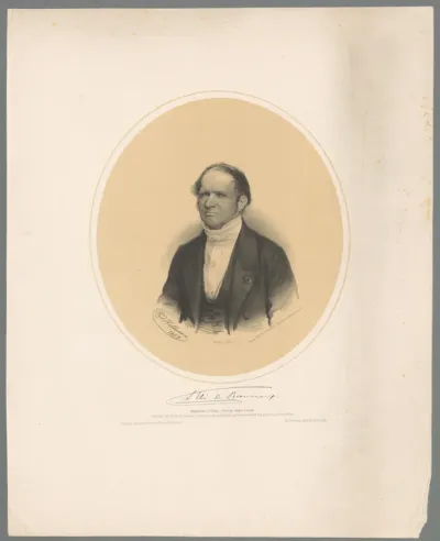 Portret van Léonce Élie de Beaumont