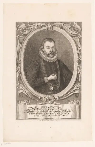 Portret van Leonhard Dilherr