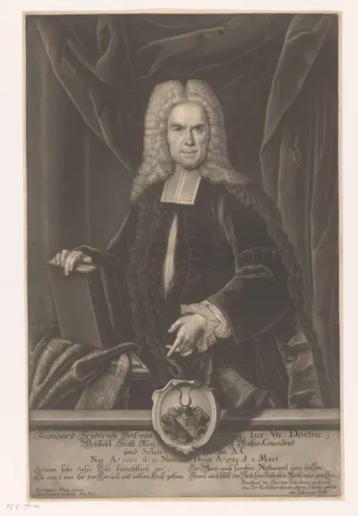 Portret van Leonhard Friedrich Voit von Berg