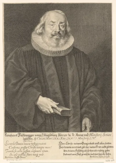 Portret van Leonhard Fussenegger