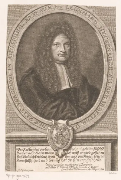 Portret van Leonhard Heckenhauer