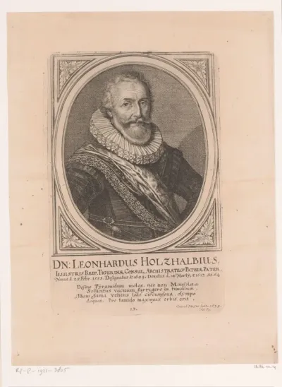 Portret van Leonhard Holtzhalb