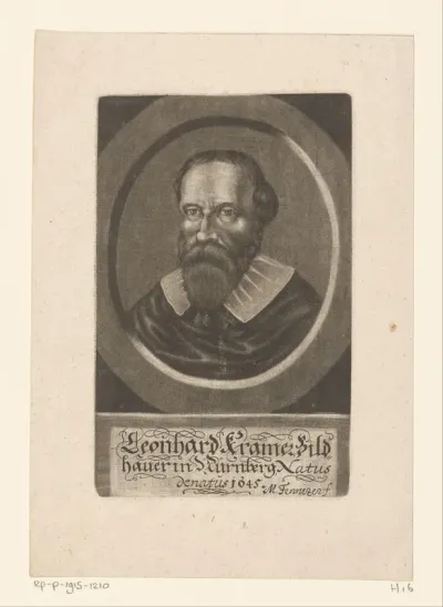 Portret van Leonhard Kramer