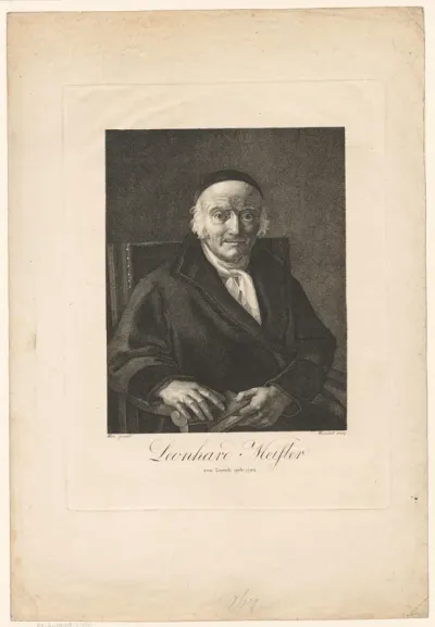 Portret van Leonhard Meister