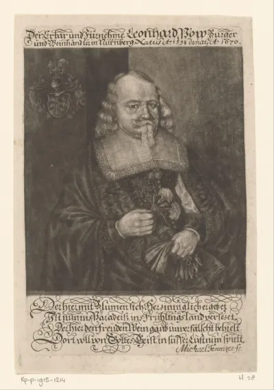 Portret van Leonhard Popp