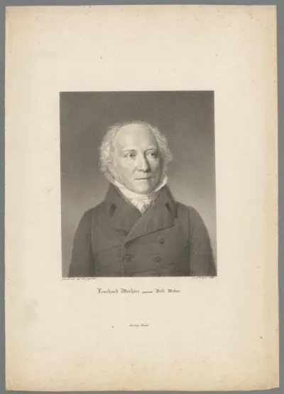 Portret van Leonhard Wächter