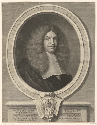 Portret van Leonhard Weiß