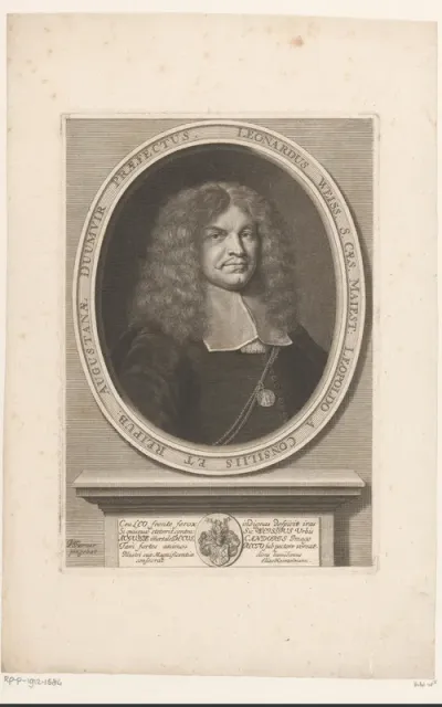 Portret van Leonhard Weiß