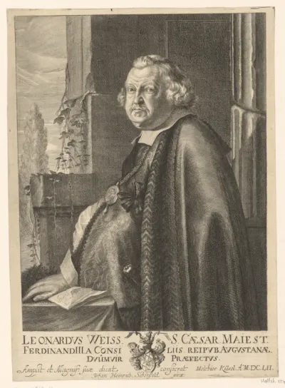 Portret van Leonhard Weiss
