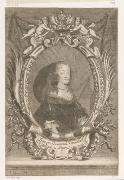 Portret van Leonora Gonzaga, keizerin van het Heilige Roomse Rijk