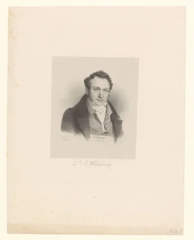 Portret van Leopold August Warnkönig