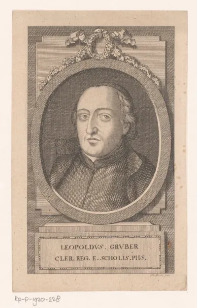 Portret van Leopold Gruber