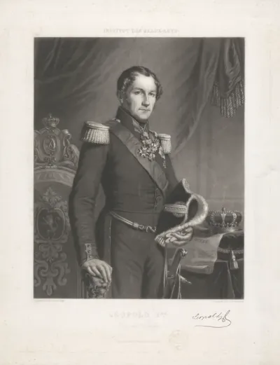 Portret van Leopold I, koning van België