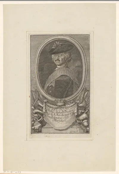 Portret van Leopold I van Anhalt-Dessau