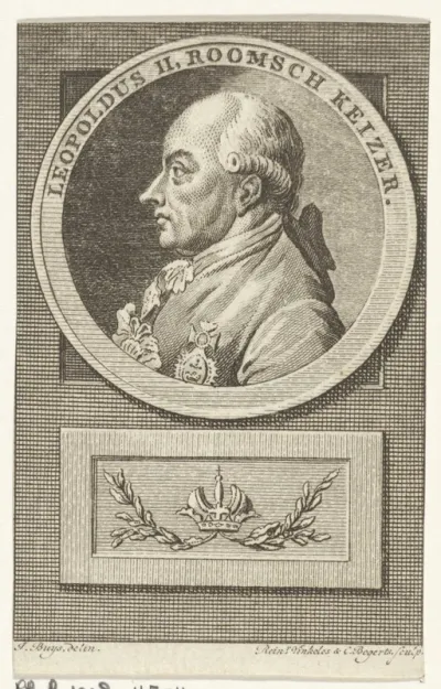 Portret van Leopold II, keizer van Duitsland