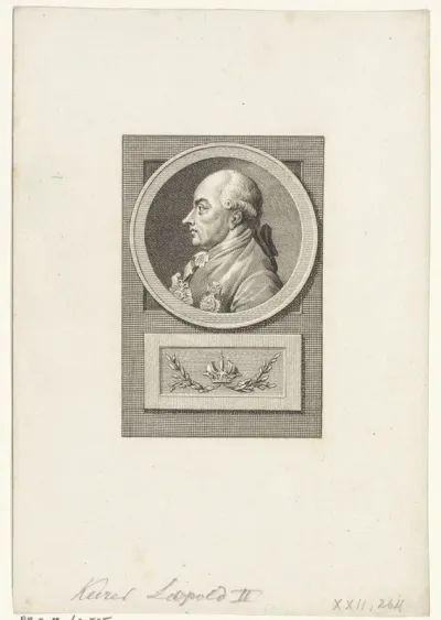Portret van Leopold II, keizer van Duitsland