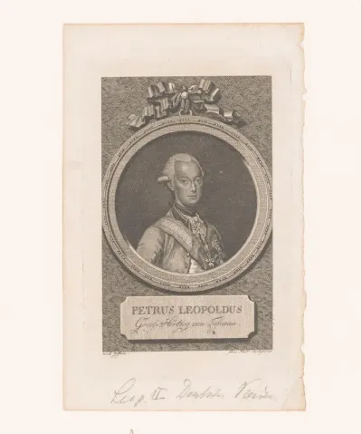 Portret van Leopold II, keizer van Oostenrijk
