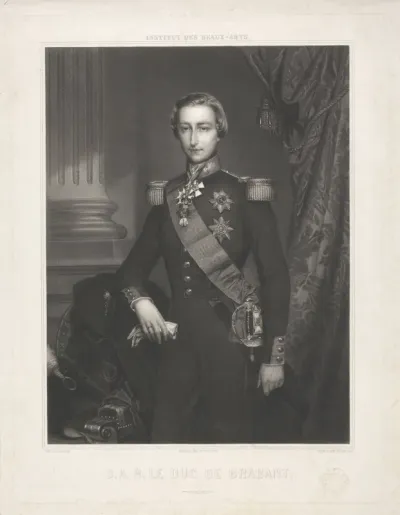 Portret van Leopold II, koning van België