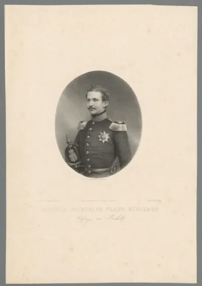 Portret van Leopold IV Friedrich von Anhalt-Dessau