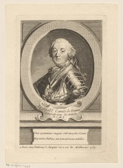 Portret van Leopold Joseph von Daun