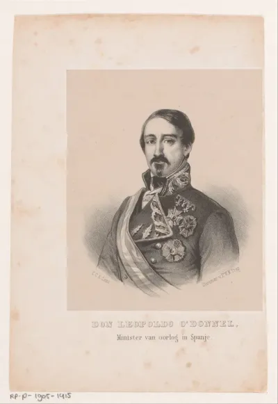 Portret van Leopold O'Donnel