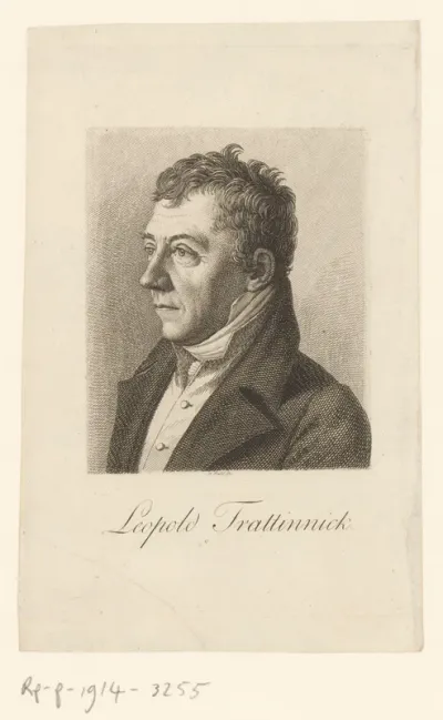 Portret van Leopold Trattinnick