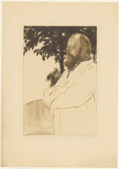 Portret van Leopold von Kalckreuth