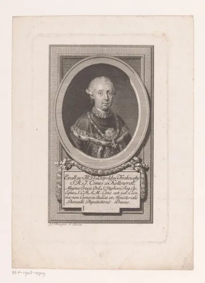 Portret van Leopold von Kolowrat-Krakowský