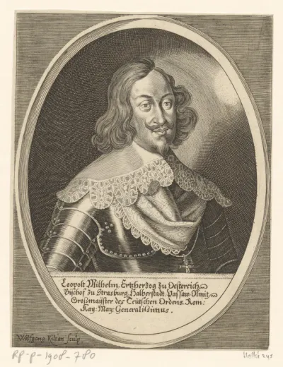 Portret van Leopold Wilhelm van Oostenrijk