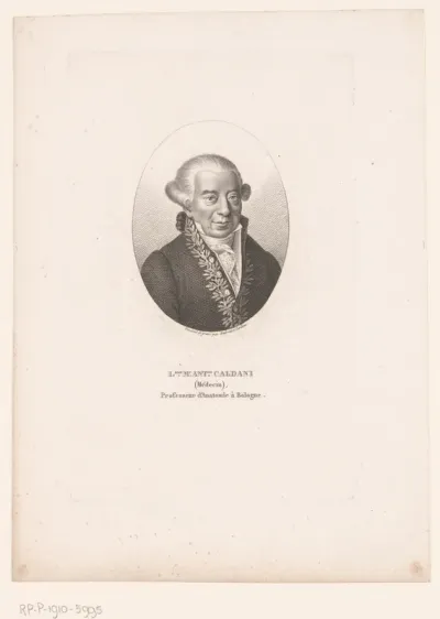 Portret van Leopoldo Marco Antonio Caldani