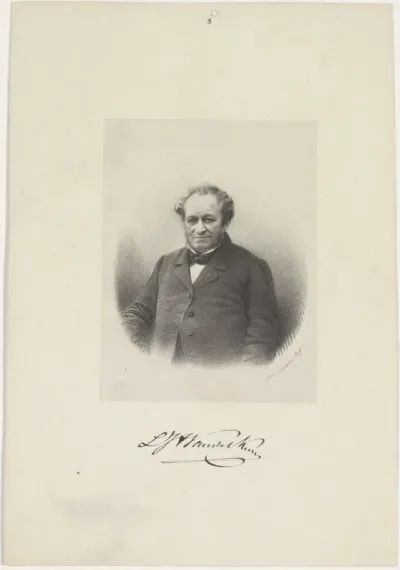Portret van Leopoldus Joannes Antonius van der Kun