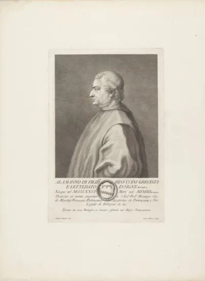 Portret van letterkundige Alamanno Rinuccini