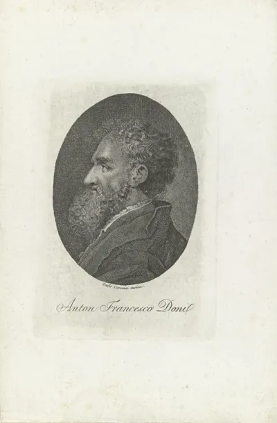 Portret van letterkundige Anton Francesco Doni