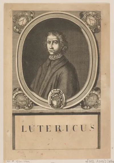 Portret van Leuterich, bisschop van Würzburg