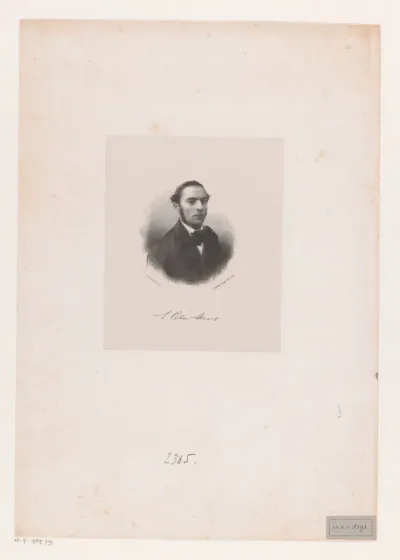 Portret van Lewis Cohen Stuart