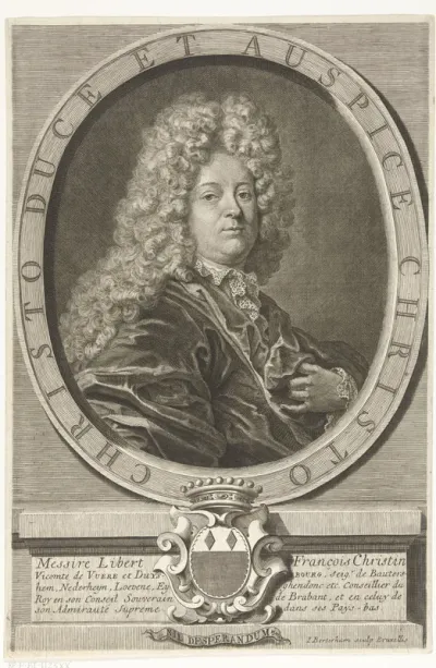 Portret van Libert Francois II Christyn